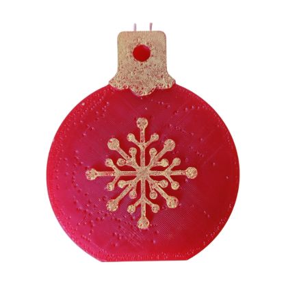 Picture of Red Ornament Candle - Angel Figurine