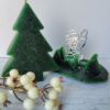 Picture of Christmas Tree Candle - Santa Claus Figurine