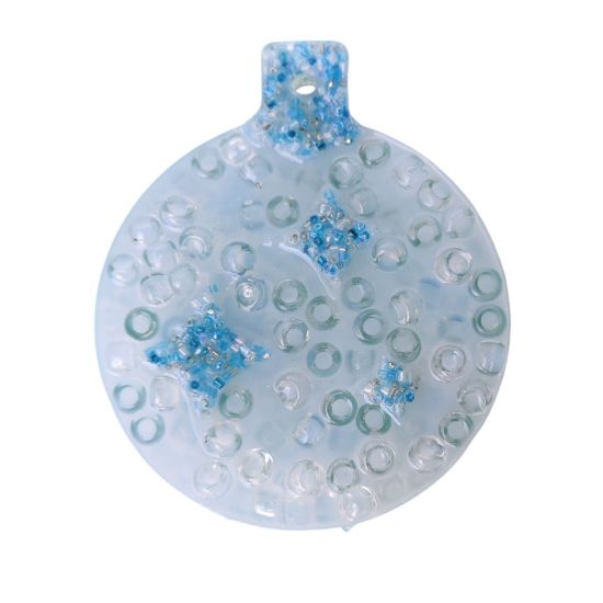 Picture of White Blue Ornament