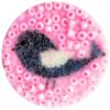 Picture of Black Pink Bird