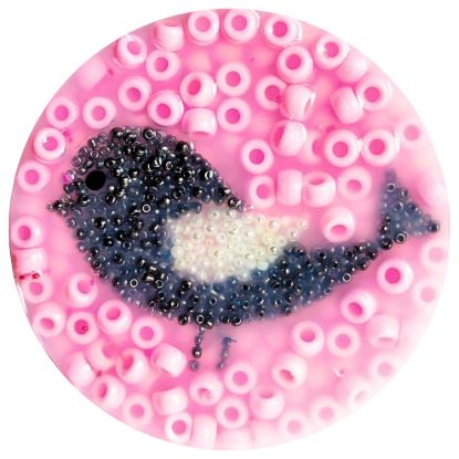 Picture of Black Pink Bird